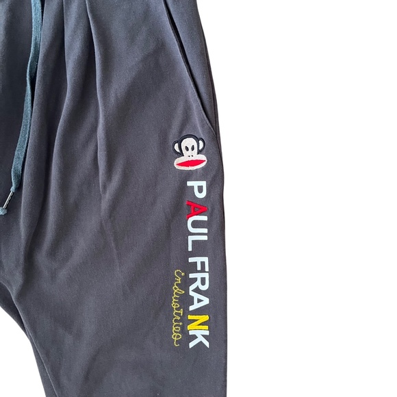 Paul Frank Julius Monkey Lounge Pants Juniors L Grey Y2K Streetwear Vintage Cozy - Picture 4 of 8